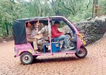 माथेरानमध्ये ई-रिक्षाच्या चार्जिंग स्टेशनची निर्मिती