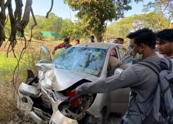 झिराड नांदाईपाडा येथे भीषण अपघात; दोघांचा मृत्यू