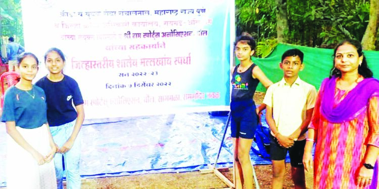 शारदा स्कुलचे जिल्हा क्रीडा स्पर्धेत यश