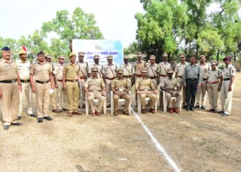 जिल्हा होमगार्डचा वर्धापन दिन सोहळा