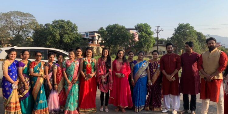 पाली कृषीवल हळदीकुंकू सोहळ्यात कलाकारांचे आगमन