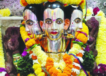 चौल भोवाळे येथे दत्तनामाच्या गजरात परिक्रमा सोहळा