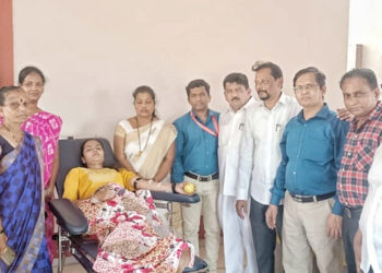 रक्तदान शिबिरात ४० जणांचे रक्तदान