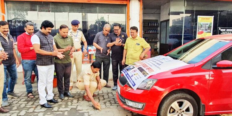 राष्ट्रीय रास्ता सुरक्षा सप्ताहानिमित्त रॅली