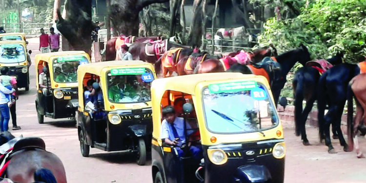 माथेरानच्या ई रिक्षा सेवेवर टाटांची नजर