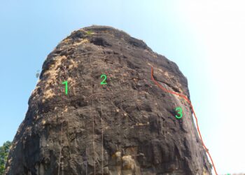 सरसगडावर प्रस्तरारोहनासाठी नवीन मार्ग