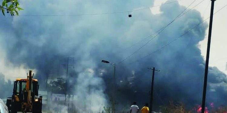 खालापूर तालुक्यात आगीच्या घटना