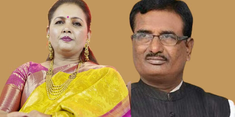 शेकापची रणरागिणी कडाडली; भाजप खा. चिखलीकरांना खडे बोल