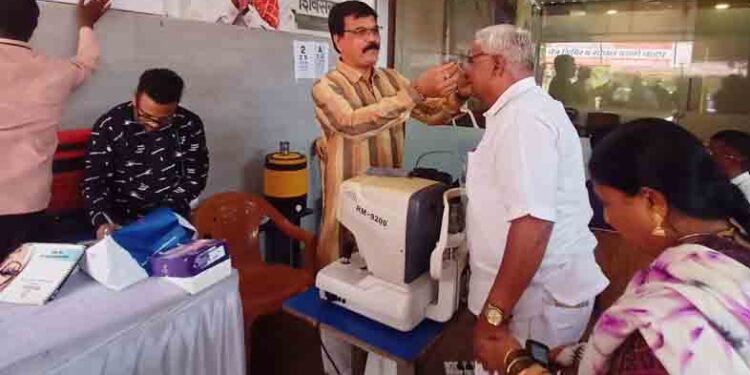 कळंबोली येथे मोफत नेत्रचिकित्सा शिबीर
