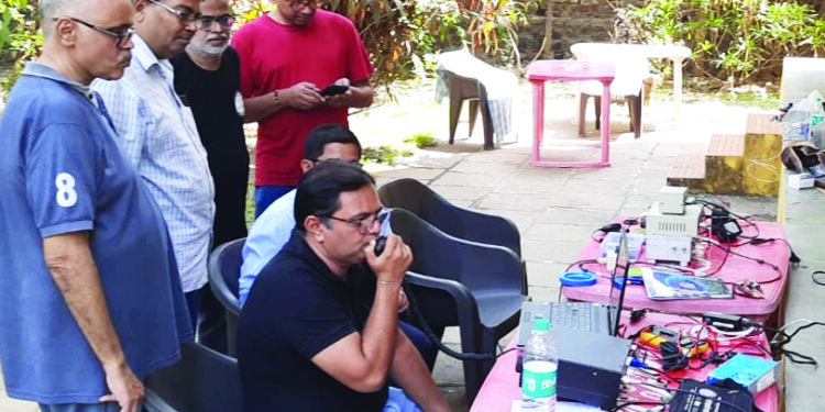 अलिबागमधून “हॅम” नी साधला जगभरात संवाद