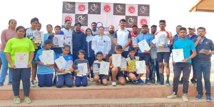 सायकल स्पर्धेत प्रांजल पाटील अंतिम विजेता; महिला गटात चैताली शिलधनकर प्रथम 