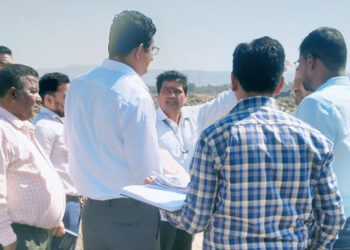 सिडको आणि जेएनपीएकडून रांजणपाडा गावाची पाहणी