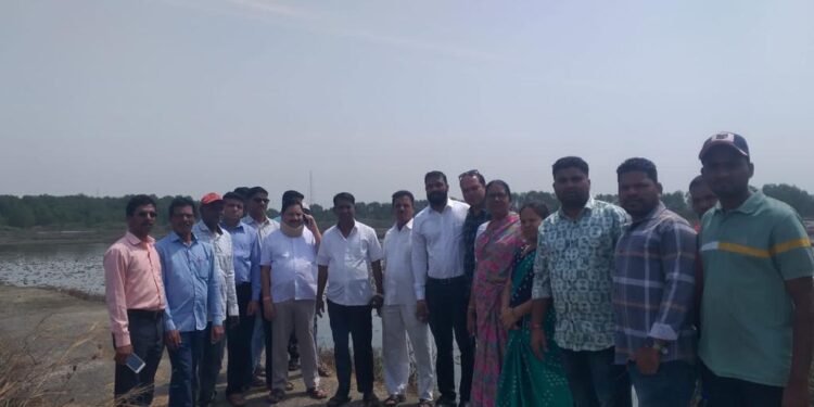 शहापूर-धेरंड खारबंदिस्तीबाबत नौटंकी बंद करा- पंडित पाटील