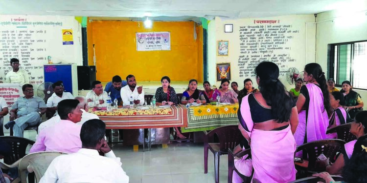 चौकच्या ग्रामसभेत विविध मुद्यांवर चर्चा