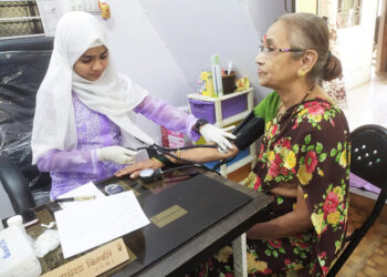 चौल येथे मोफत आरोग्य शिबीर