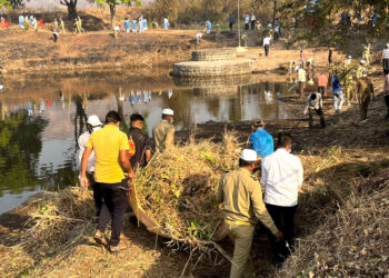 घोडिवली तलाव-परीसस स्वच्छ