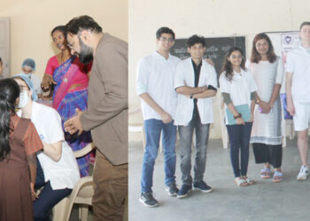 रशियन डॉक्टरांकडून दातांच्या शिबीराला प्रतिसाद