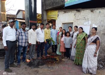 गडब येथे वटवृक्षाची लागवड