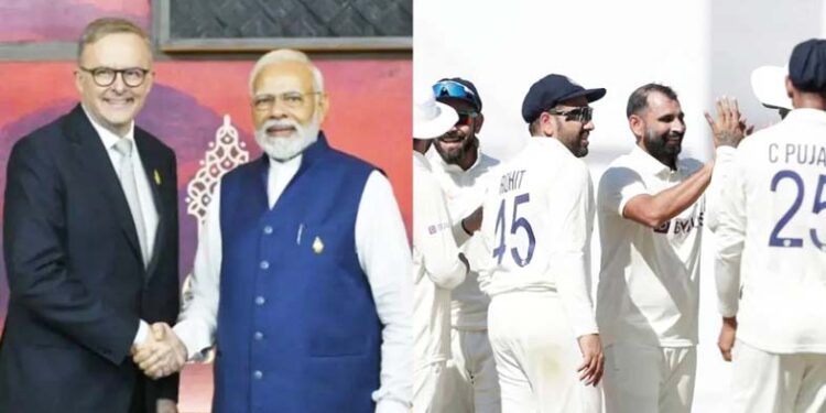 भारत-ऑस्ट्रेलिया अंतिम कसोटी; दोन्ही देशांचे पंतप्रधानांची उपस्थिती