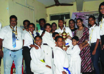 जिल्हास्तरीय कराटे स्पर्धेत अलिबाग अजिंक्य