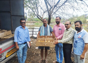 ग्रामीण महिलांना कुक्कुट पिल्लांचे वाटप