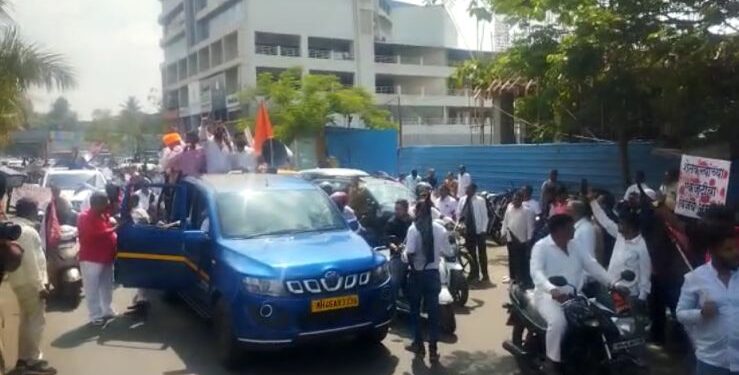 नैना विरोधात प्रकल्पग्रस्तांच्या रॅलीला सुरवात