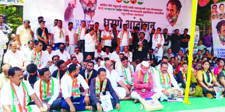 पनवेल मविआतर्फे केंद्राचा निषेध