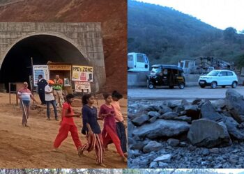 भुयारी मार्गामुळे शेतीची हानी