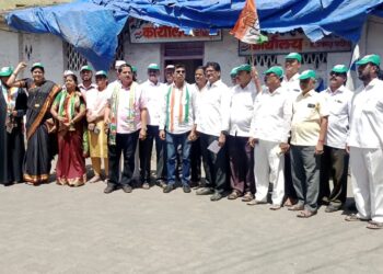 उरणमध्ये काँग्रेसची निदर्शने