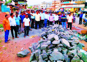 बोर्लीपंचतन बसस्थानकाचा वाद चिघळला