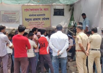 टाईम कामगारांचे उपोषण सुरूच