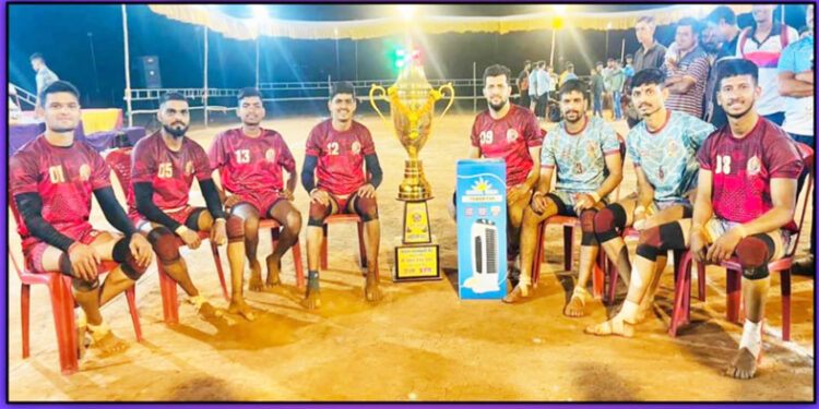 पाली कबड्डी स्पर्धेत आपटवणे अजिंक्य