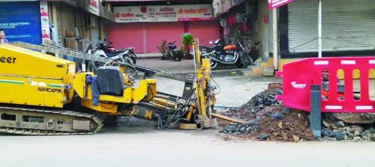 भूमिगत केबलमुळे अलिबागचा पाणीपुरवठा विस्कळीत