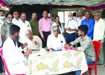 लायन्स क्लब मांडवाचे आरोग्य शिबीर