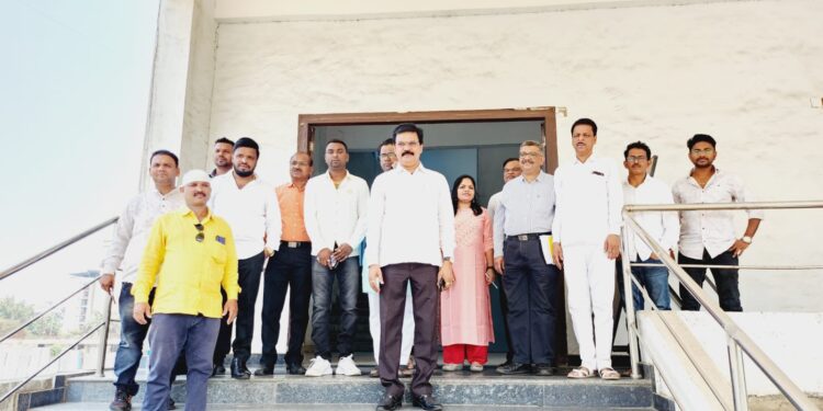 सिडको शिष्टमंडळाचा पाहणी दौरा