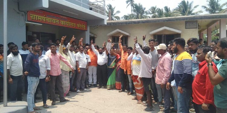 कोर्लई बंगले घोटाळाप्रकरणी ग्रामस्थांच्या एकजुटीमुळे सोमय्यांचा दौरा निष्फळ