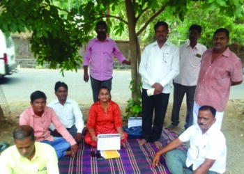 न.प.चे तक्रारीकडे दुर्लक्ष; मंदाकिनी कासेकर यांचे उपोषण