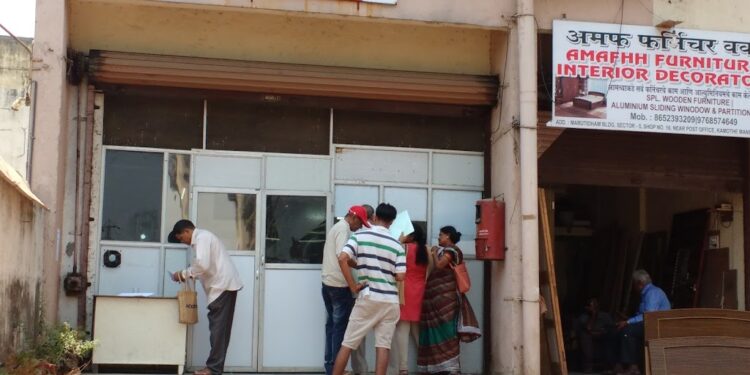 कामोठे टपाल कार्यालयात नागरिकांची गैरसोय