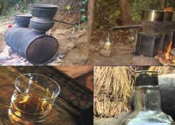 गावठी दारूची हातभट्टी उद्ध्वस्त; पोलिसांची धडक कारवाई