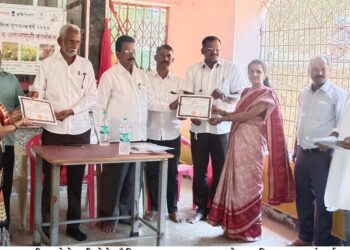 पौष्टिक तृणधान्य स्पर्धेचे बक्षिस वितरण