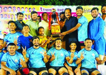 मनसे कबड्डी स्पर्धेत जय भैरवनाथ विजयी