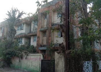 उरण पोलीस वसाहतीची दुरावस्था