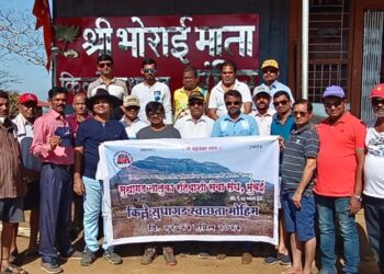 सुधागड किल्ल्यावर स्वच्छता मोहीम