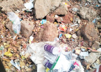 माथेरान पॉईंट परिसरात अस्वच्छता