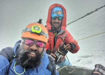 रायगडच्या सुपुत्राने केले ‘हनुमान टिब्बा’ शिखर सर