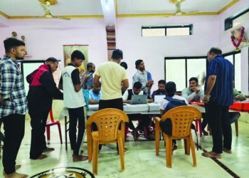 मोहोपाड्यात नवमतदार नोंदणी