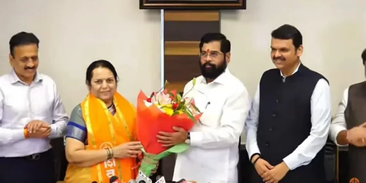 ठाकरे गटाला धक्का! डॉ. नीलम गोऱ्हे यांचा शिंदे गटात प्रवेश