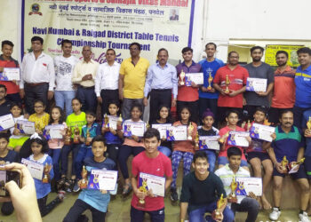 जिल्हा अजिंक्यपद टेबल टेनिस स्पर्धा; मनीष, पृथ्वेश, वैदेही चमकले