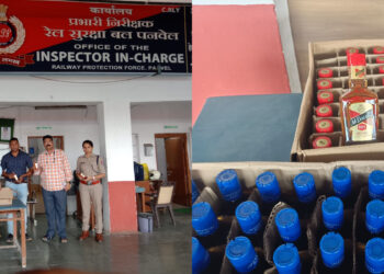 केरळ संपर्क क्रांती एक्स्प्रेसमध्ये मद्यसाठा हस्तगत