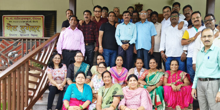 ना.ना. पाटील हायस्कूलच्या माजी विद्यार्थ्यांचे स्नेहसंमलेन उत्साहात